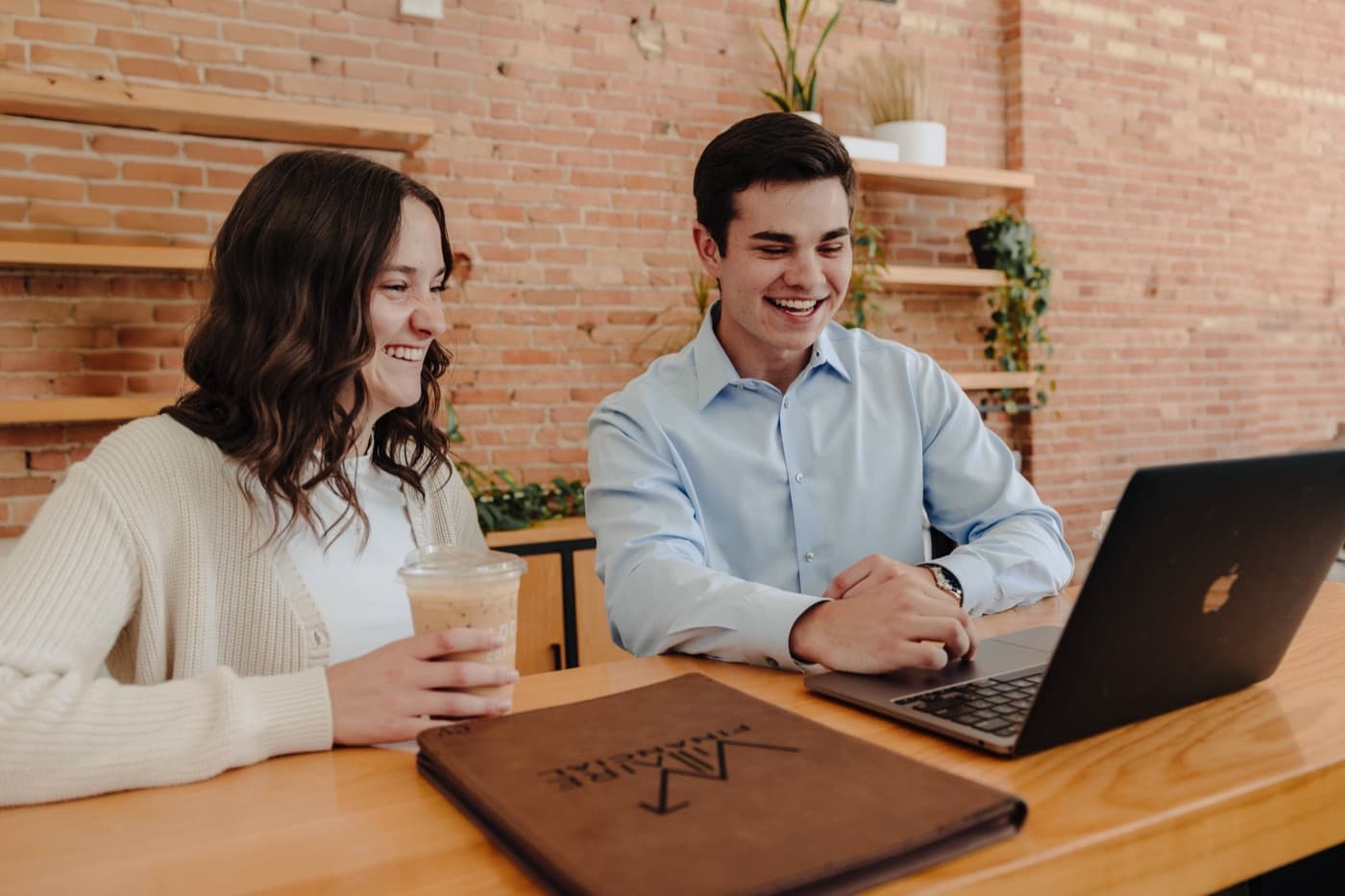 Fee-only fiduciary financial planner Chris Villaire meeting with a client