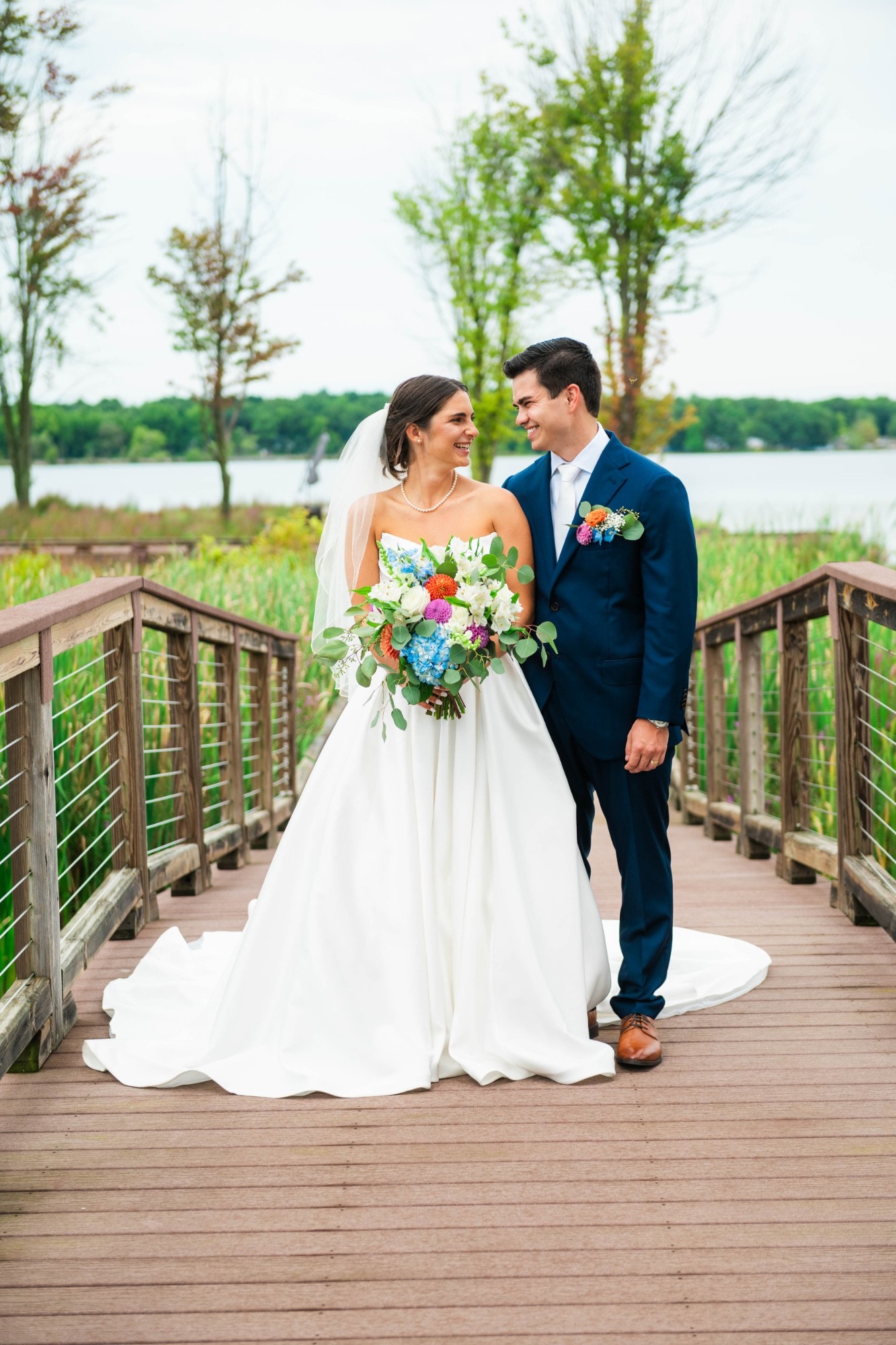 Chris Villaire and his wife Frances on their wedding day